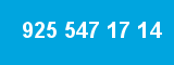 925 547 17 14 925 547 17 14
